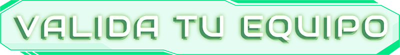 Valida tu equipo