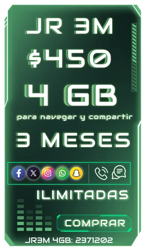 Plan JR 450 3 Meses